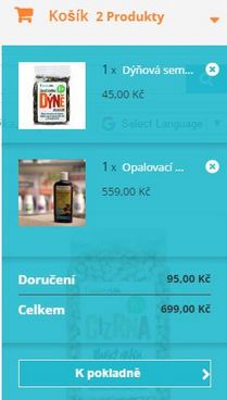 Košík miniatura